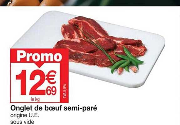 Onglet De Bœuf Semi-paré