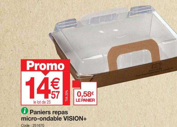 paniers repas micro-ondable vision+