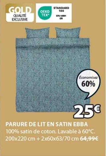 parure de lit en satin ebba