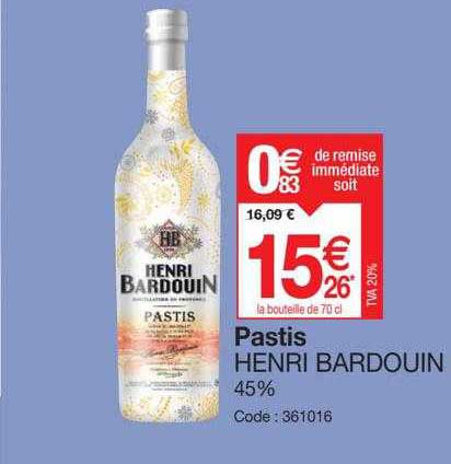 pastis henri bardouin