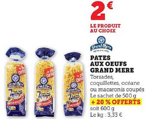 pâtes aux œufs grand mère