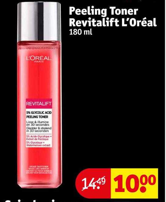 Peeling Toner Revitalift L'oréal