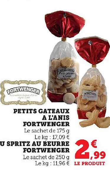 petits gâteaux à l'anis fortwenger, u spritz au beurre fortwenger