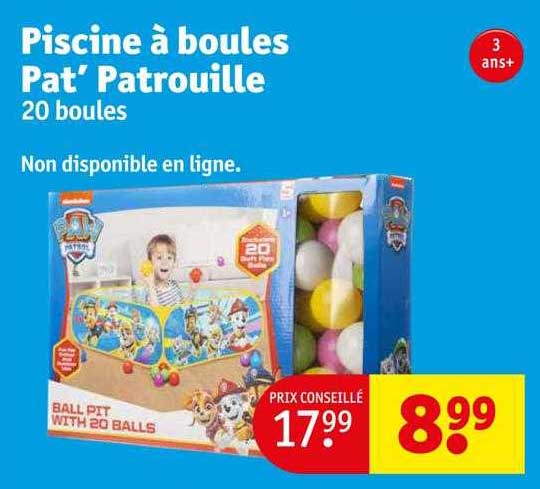 piscine à boules pat' patrouille