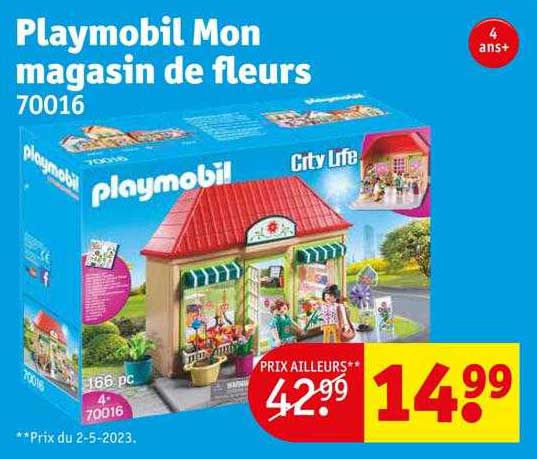 playmobil mon magasin de fleurs