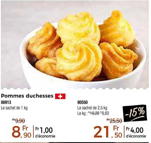 pommes duchesses