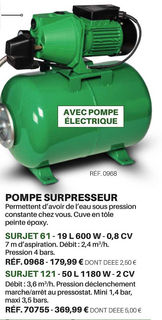 pompe surpresseur