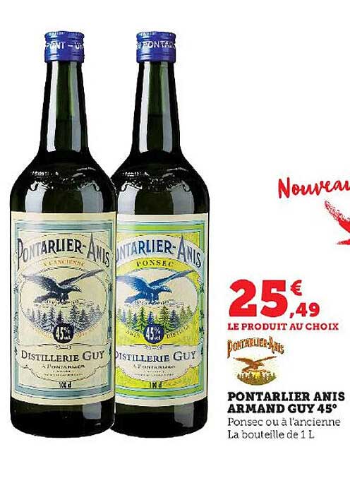 pontarlier anis armand guy 45°