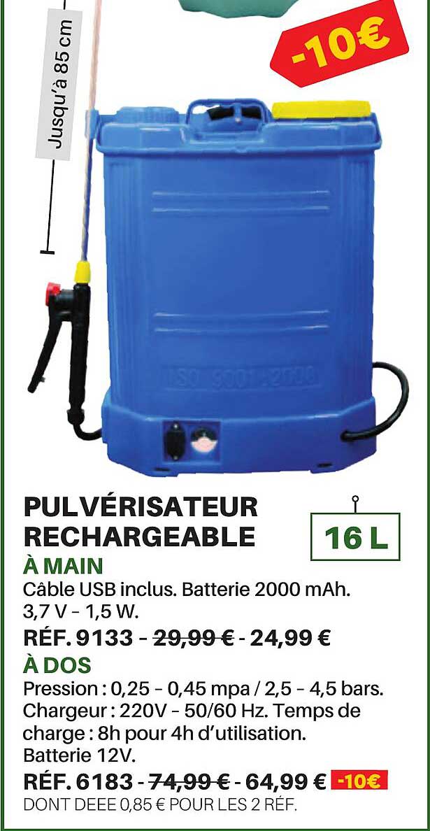 Pulvérisateur Rechargeable