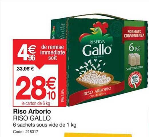 riso arborio riso gallo