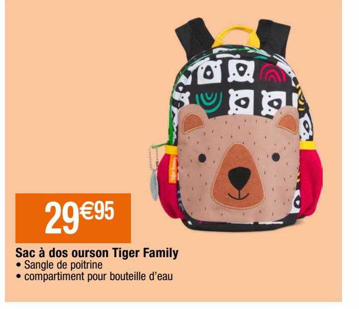 sac à dos ourson tiger family