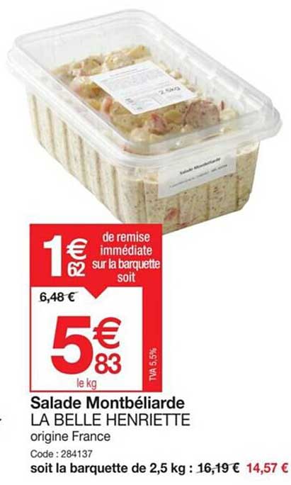 Salade Montbéliarde La Belle Henriette