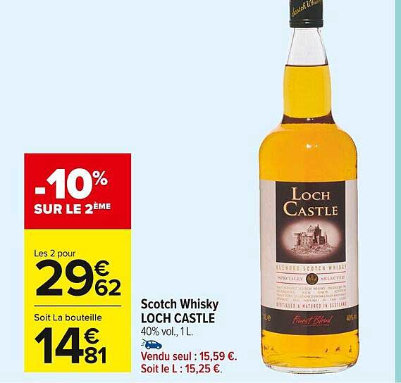 scotch whisky loch castle