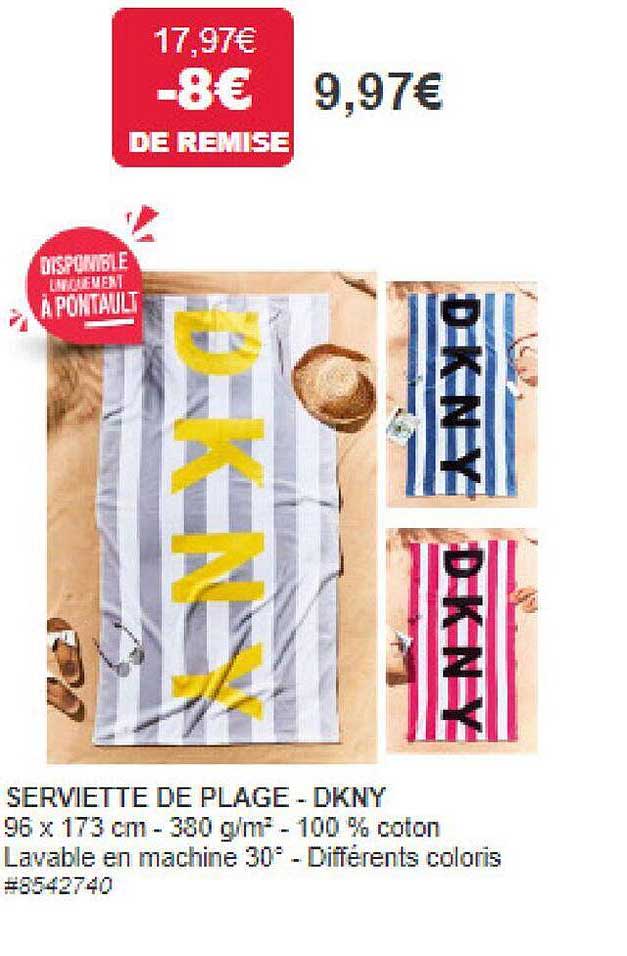 Serviette De Plage - Dkny