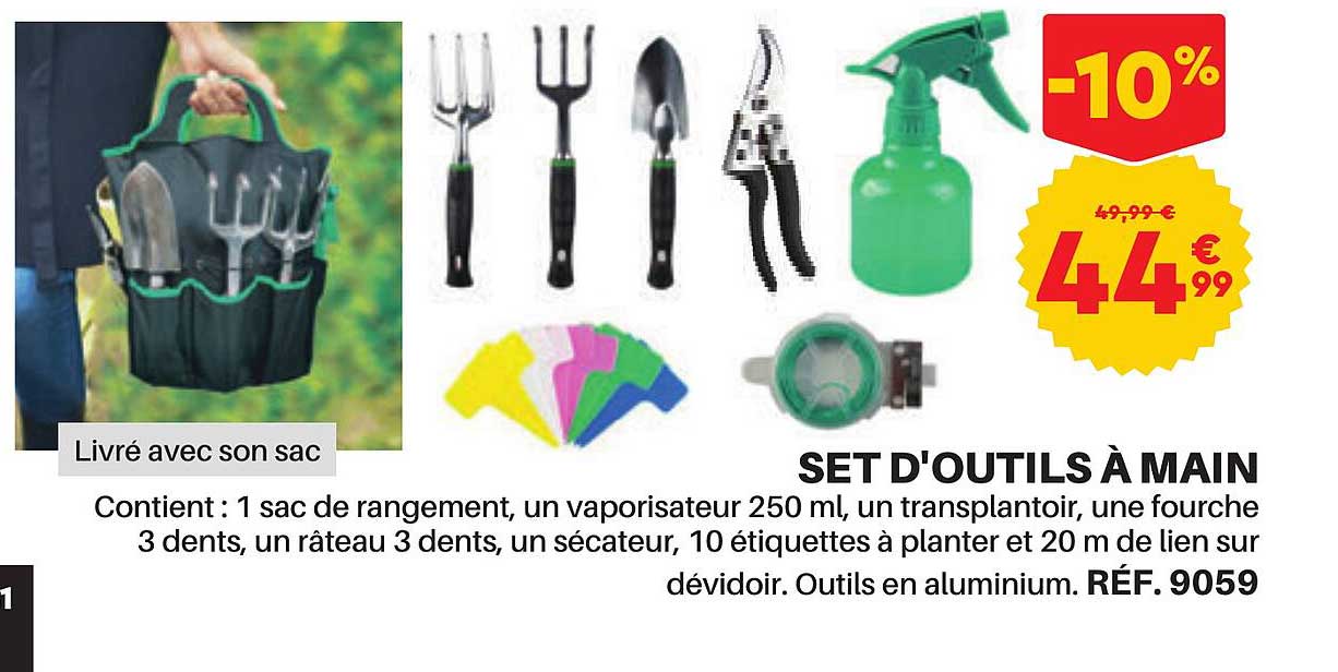 set d'outils à main