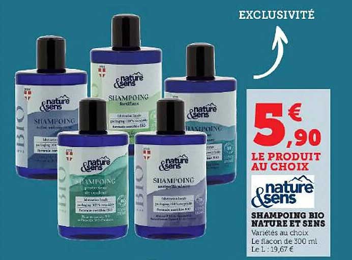 shampoing bio nature et sens