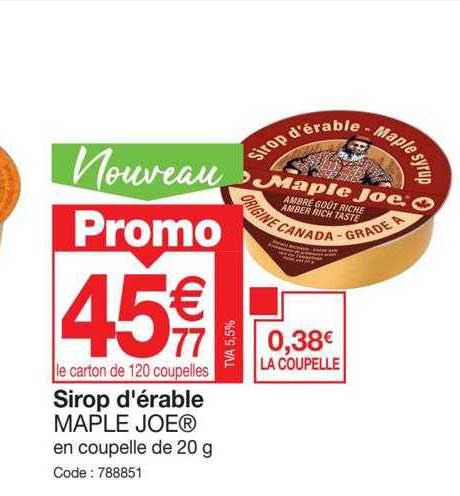 sirop d'érables maple joe
