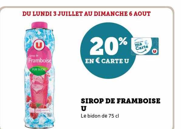 Sirop De Framboise U