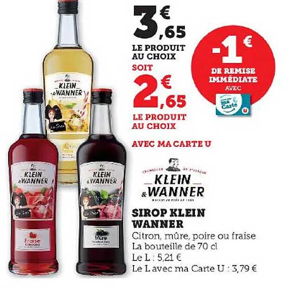 sirop klein wanner