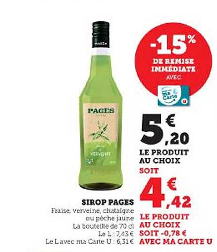 Sirop Pagès