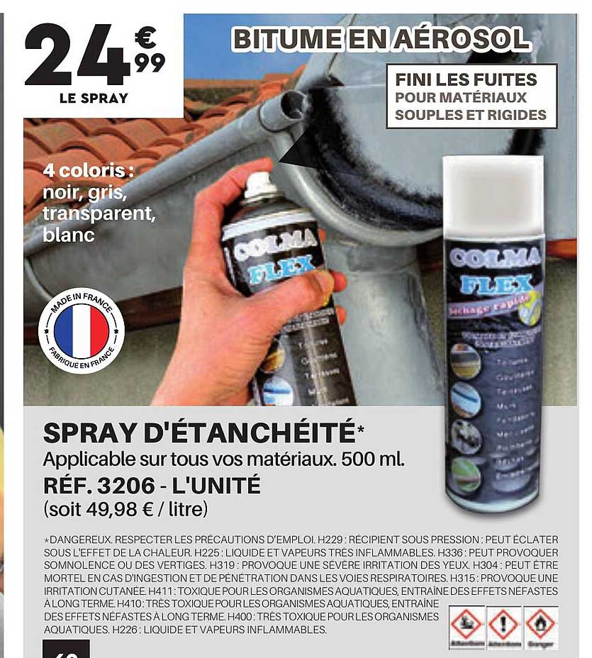 spray d'étanchéité