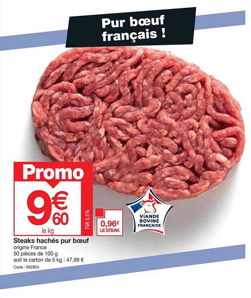 Steaks Hachés Pur Bœuf