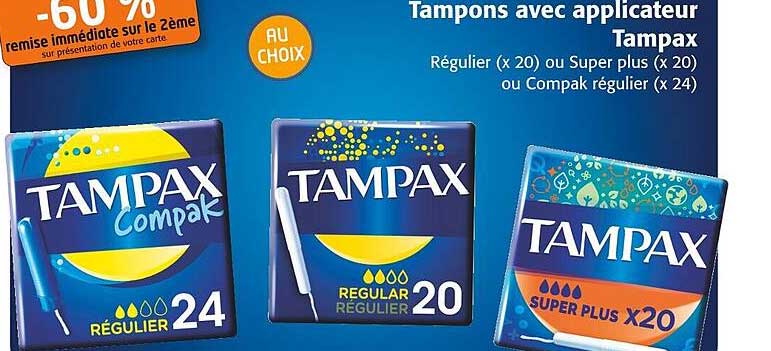 Tampons Avec Applicateur Tampax