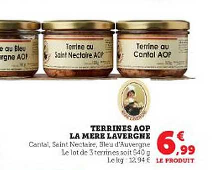 terrines aop la mère lavergne