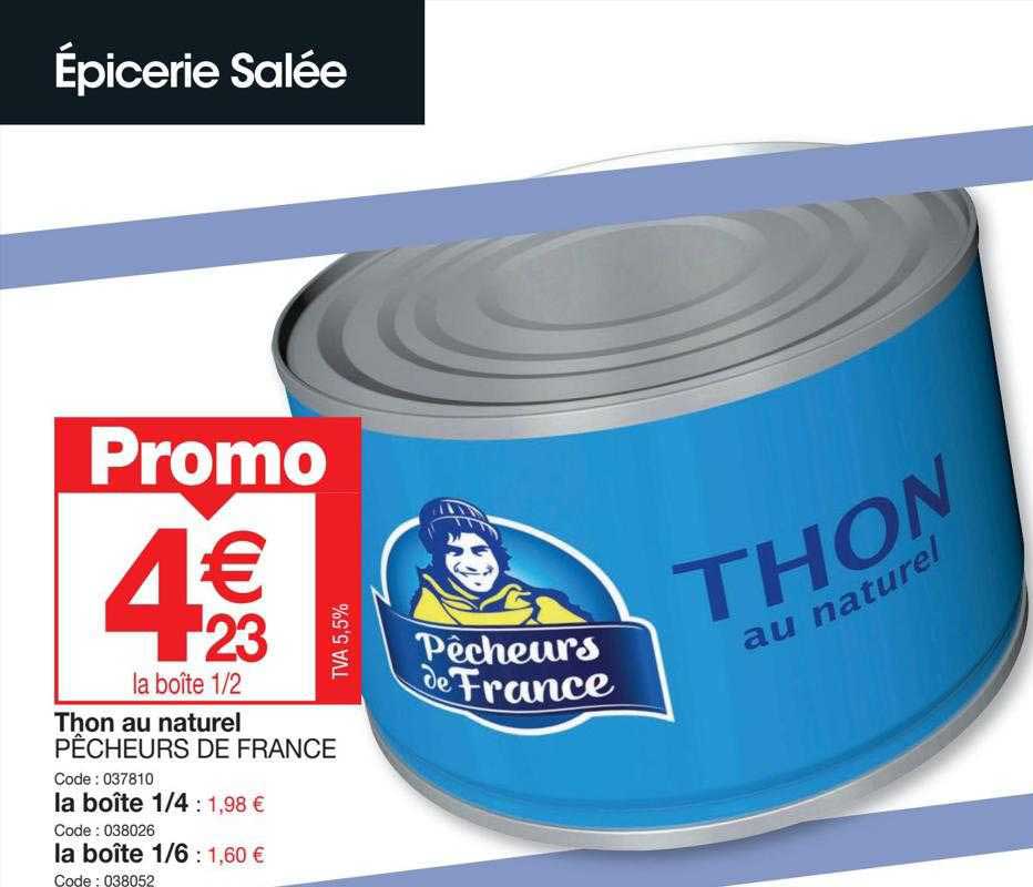 thon au naturel pêcheurs de france
