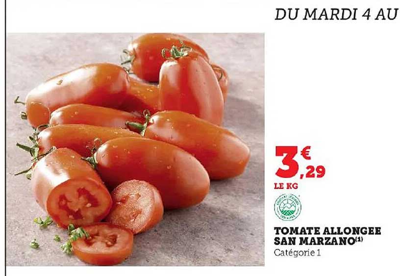 tomate allongée san marzano