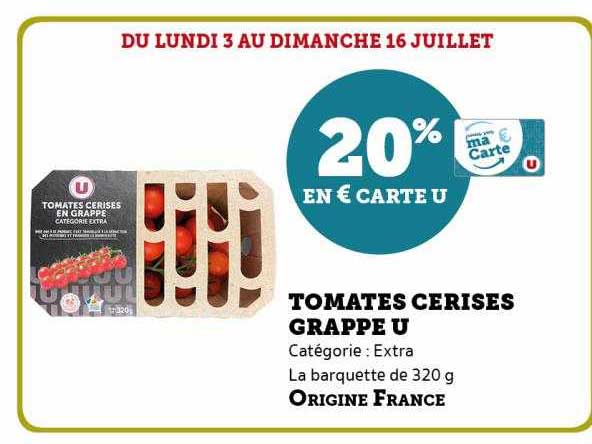 Tomates Cerises Grappe U