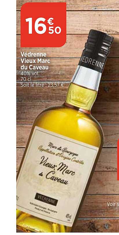védrenne vieux marc du caveau