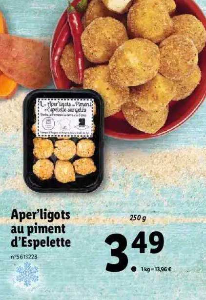Aper'ligots Au Piment D'espelette
