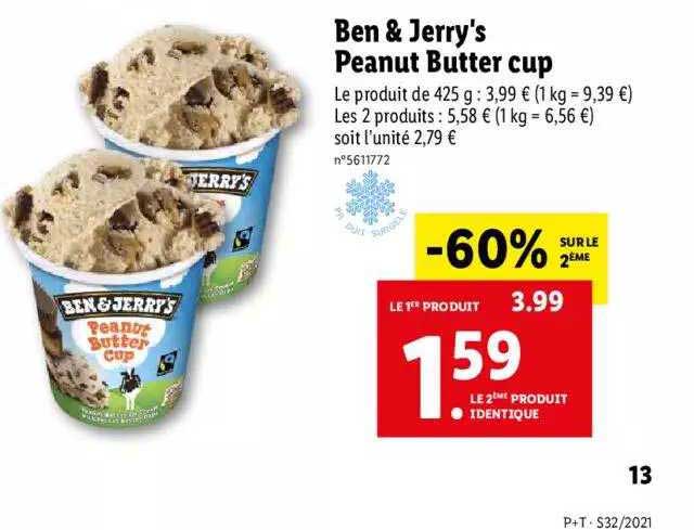 ben & jerry's peanut butter cup