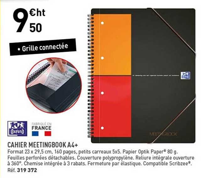 Cahier Meetingbook A4+