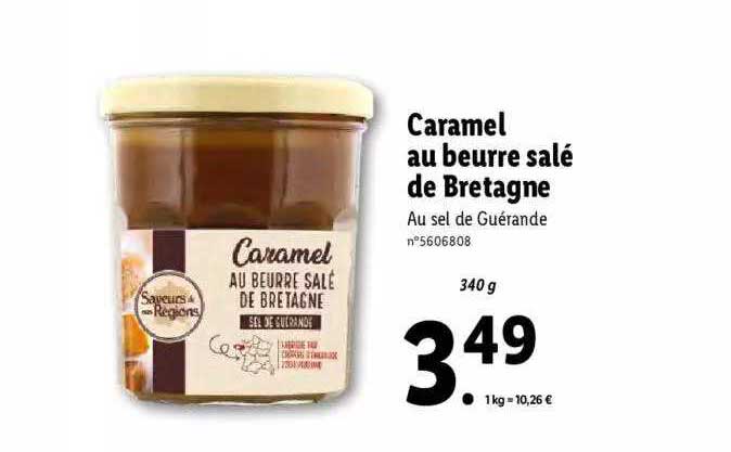 Caramel Au Beurre Salé De Bretagne Saveurs De Nos Régions
