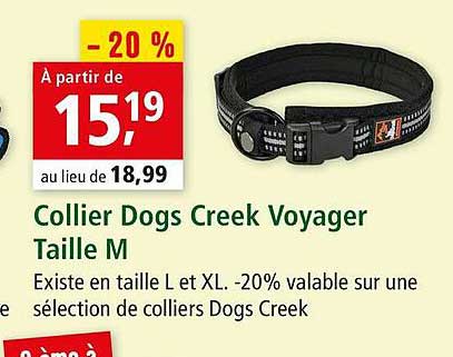 collier dogs creek voyager taille m
