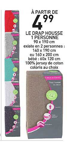 drap housse 1 personne