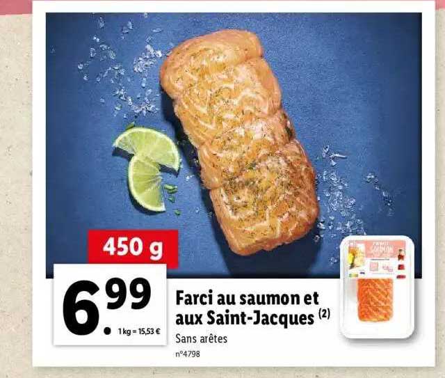 farci au saumon et aux saint-jacques