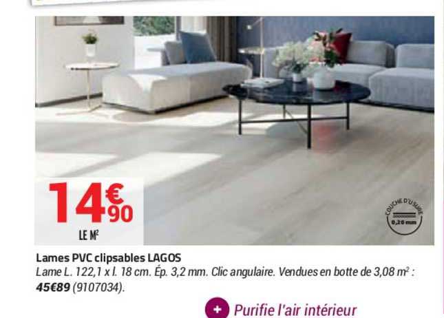 lames pvc clipsables lagos