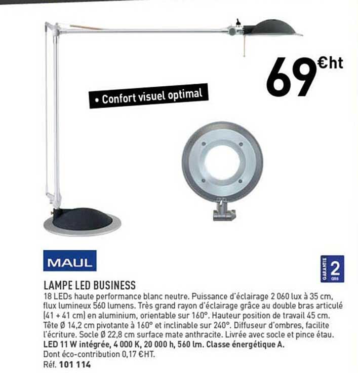 lampe led business maul