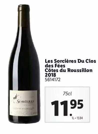 les sorcières du clos des fées côtes du roussillon 2018