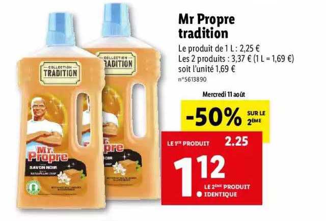 mr propre tradition