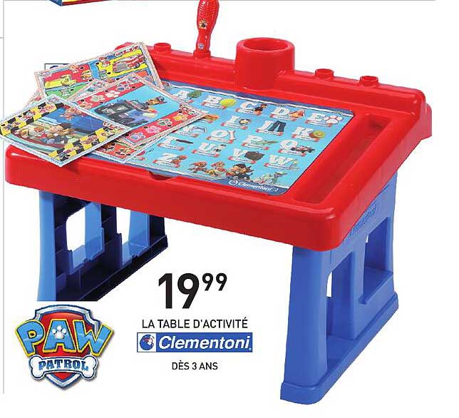 table d'activité clementoni