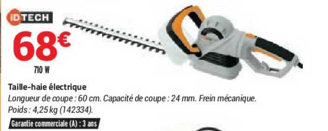 taille-haie électrique id tech