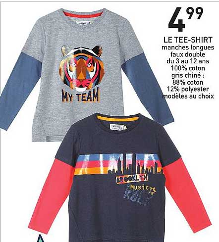 tee-shirt manches longues