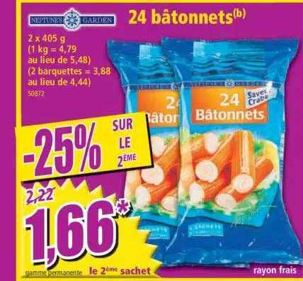 24 Bâtonnets