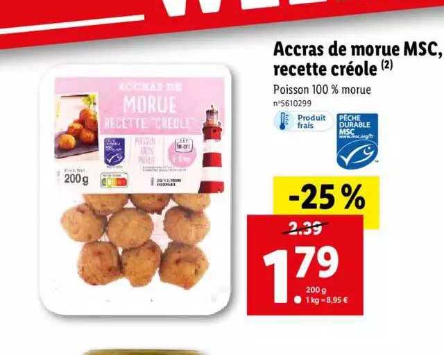 Accras De Morue Msc, Recette Créole