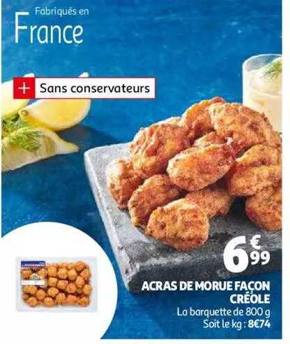 acras de morue façon créole