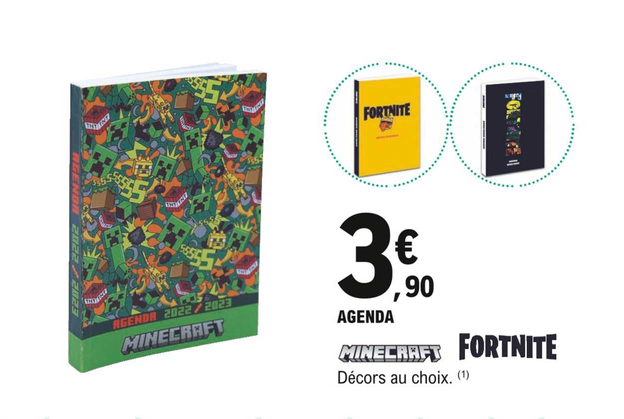 agenda minecraft, fortnite